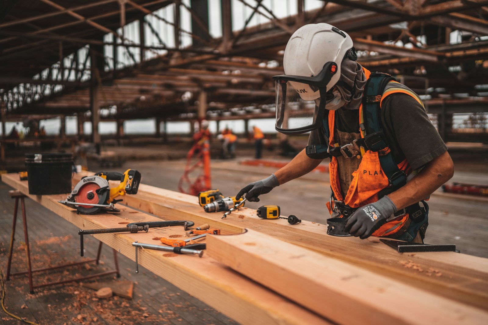 Chantier et réalisations — Plâtrerie